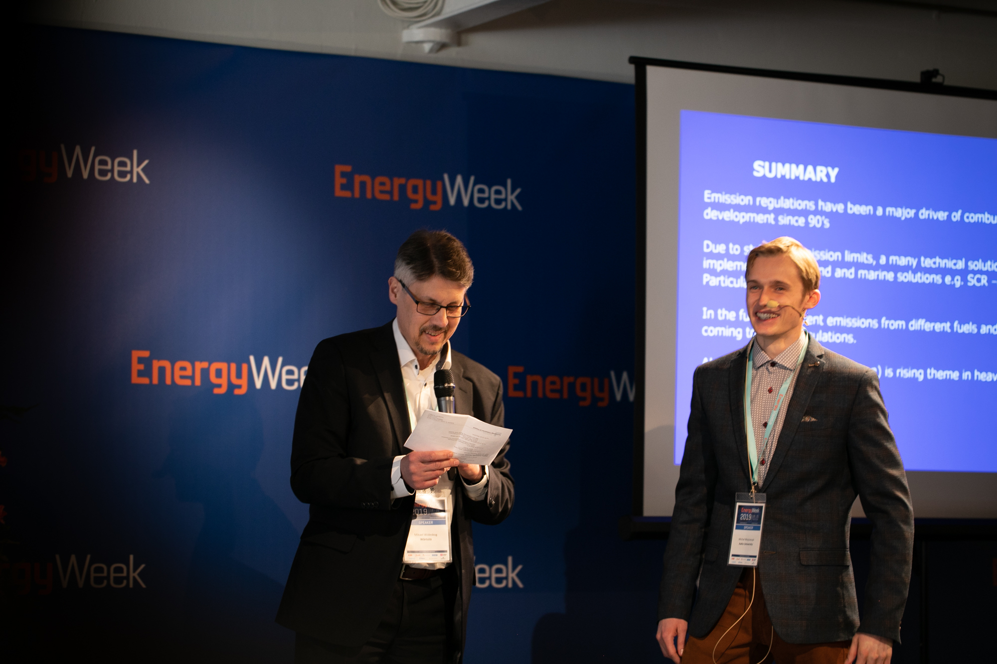 EnergyWeek-torstai